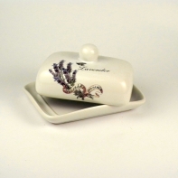 Dóza na máslo levandule