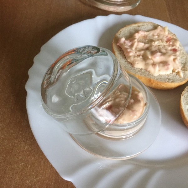 Dóza na máslo skleněná Libellules 7,5cm