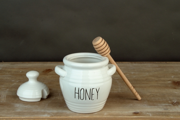 Dóza na med keramická 360ml