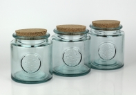 Dóza na potraviny skleněná Authentic 0,8l (sada 3ks)