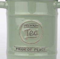Dóza na sypaný čaj zelená PRIDE OF PLACE 18,5cm
