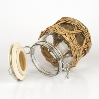 Dóza skleněná 12x16,5cm 