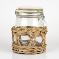 Dóza skleněná 12x16,5cm 