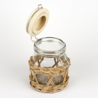 Dóza skleněná 12x16,5cm 