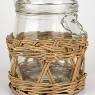 Dóza skleněná 12x16,5cm 