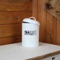 Dóza - zásobník na čaj 11x11x18cm