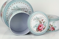 Dózy na cukroví Wonderful weekend sada 3ks