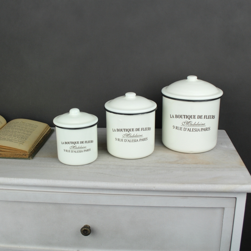 Dózy na potraviny - sada 3ks