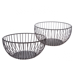 Drátěné košíky sada 2 kusů
