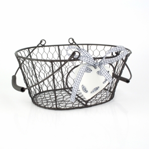 Drátěný košík - sada 3ks 32/29/26cm