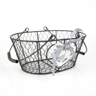 Drátěný košík - sada 3ks 32/29/26cm