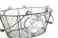 Drátěný košík - sada 3ks 32/29/26cm