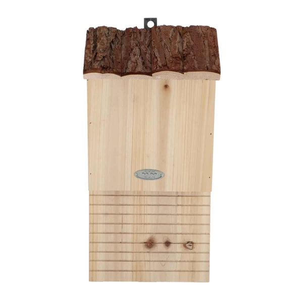 Dřevěná budka pro netopýry s kůrovou střechou 39,5 cm