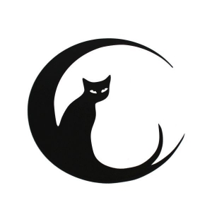 Dřevěná dekorace na zeď kočka 35x35x1cm