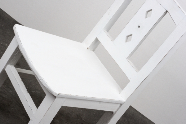 Dřevěná dekorační židle 50cm