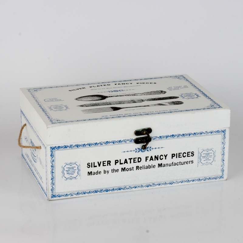 Dřevěná krabice na příbory 30x20x12cm