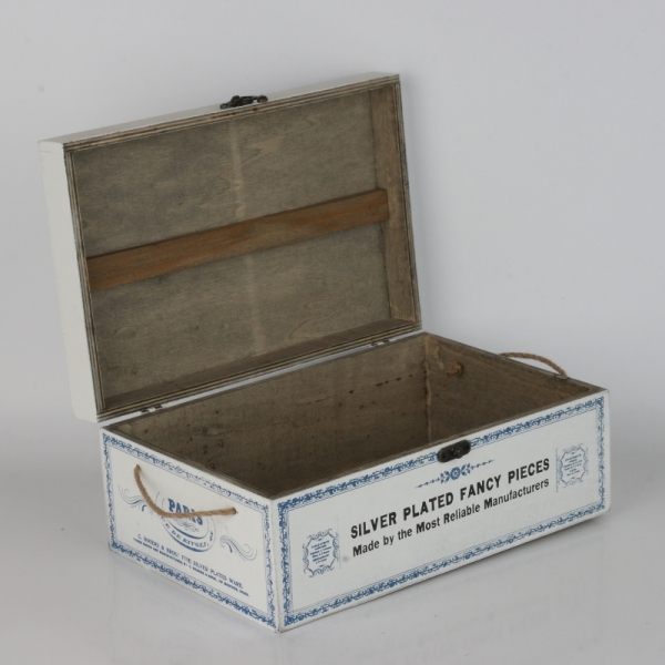 Dřevěná krabice na příbory 30x20x12cm