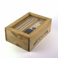 Dřevěná krabička 14x20x8cm