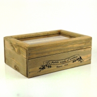 Dřevěná krabička 14x20x8cm