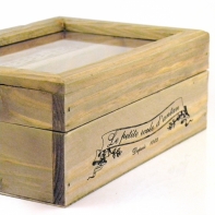 Dřevěná krabička 14x20x8cm
