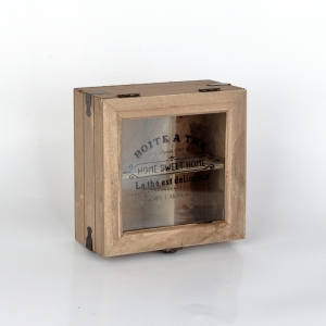 Dřevěná krabička 8x16x16cm