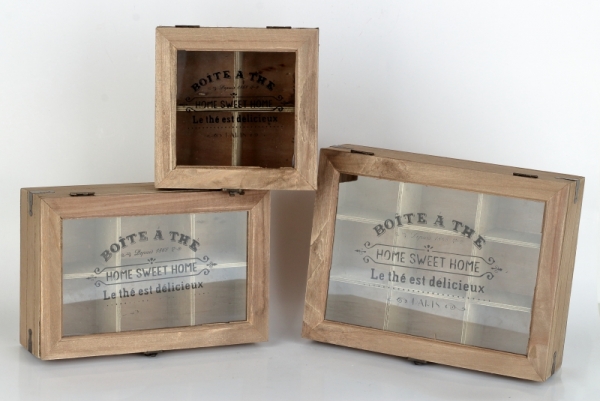 Dřevěná krabička 8x16x16cm