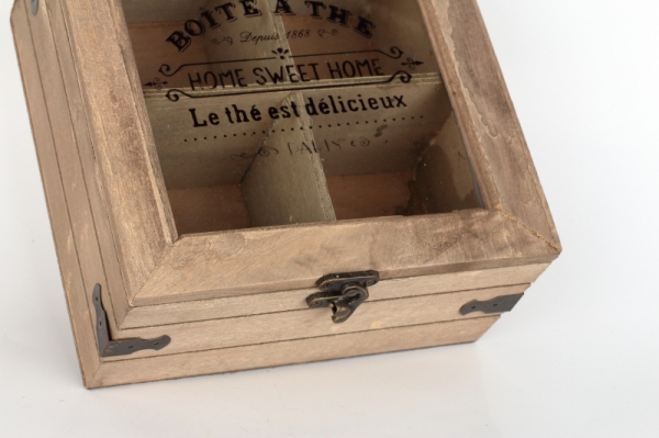 Dřevěná krabička 8x16x16cm