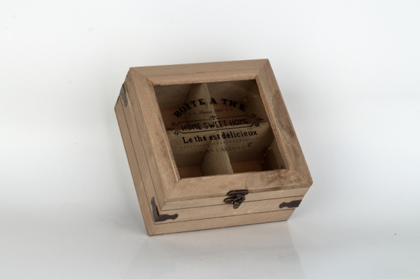 Dřevěná krabička 8x16x16cm