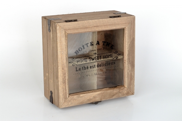 Dřevěná krabička 8x16x16cm