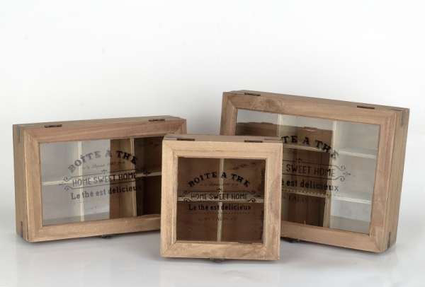 Dřevěná krabička 8x16x16cm