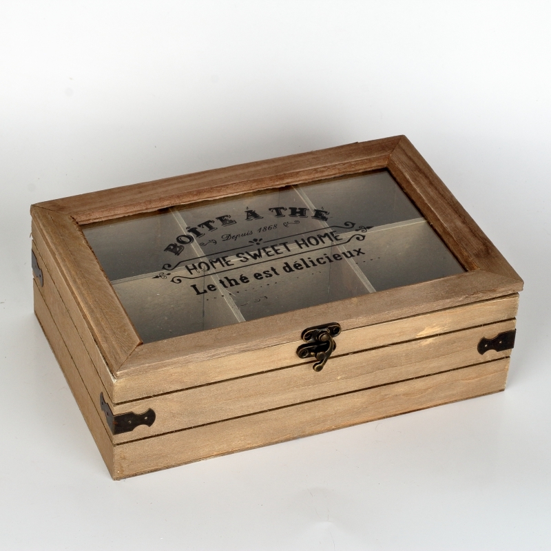 Dřevěná krabička 8x24x16cm