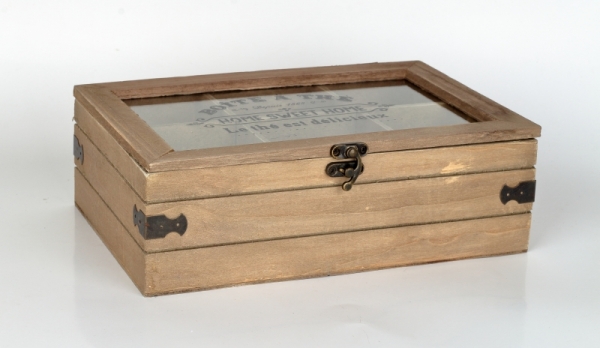 Dřevěná krabička 8x24x16cm