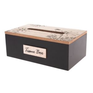 Dřevěná krabička na kapesníky 24×9×14 cm