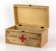 Dřevěná lékárnička Pharmacie 30x18cm