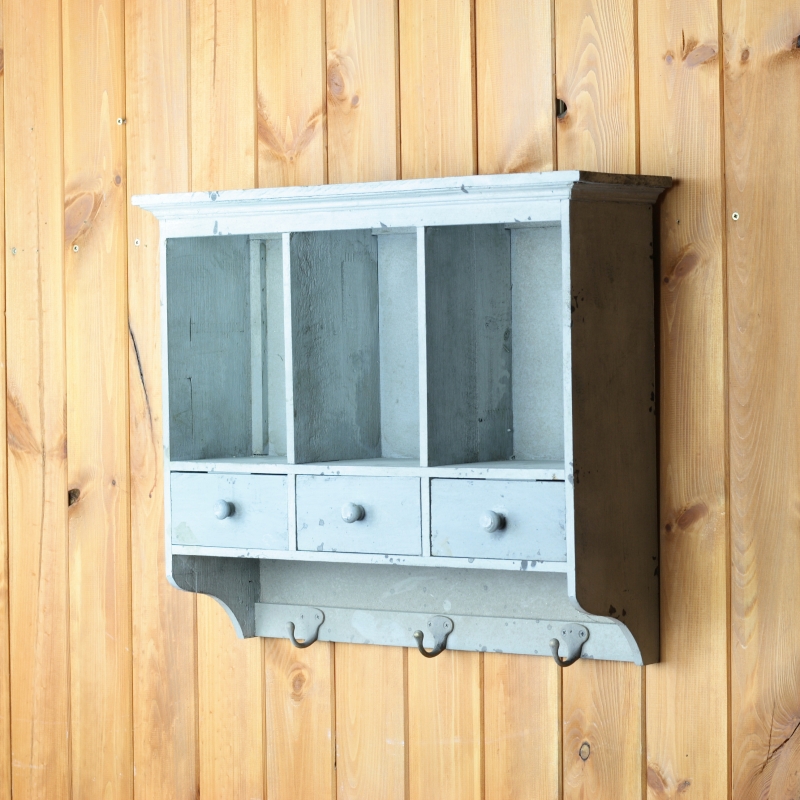 Dřevěná polička  - vyřazeno bez šuplíků