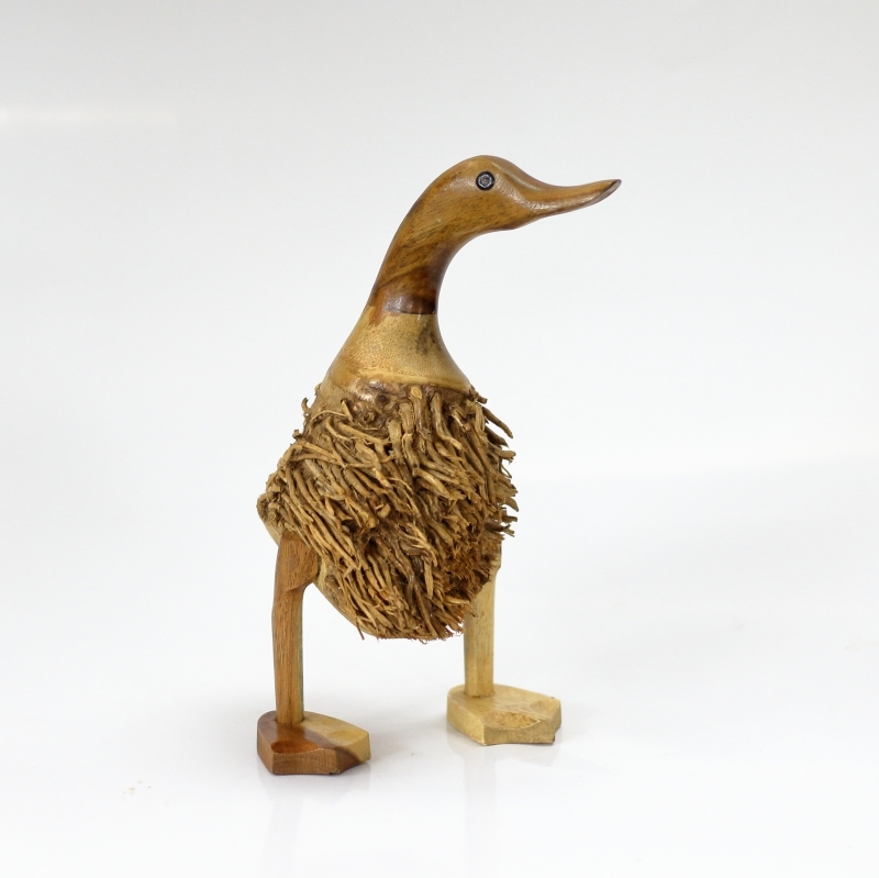 Dřevěná postavička střapaté kačenky 22cm