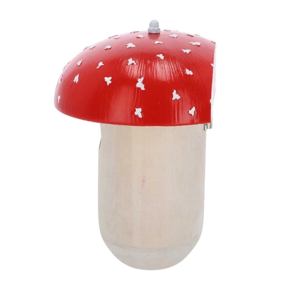 Dřevěná ptačí budka pro střízlíka – Muchomůrka 23 cm