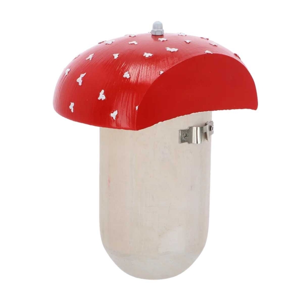 Dřevěná ptačí budka pro střízlíka – Muchomůrka 23 cm