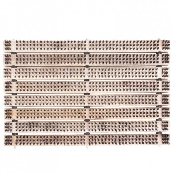 Dřevěná rohož dlouhá 58,2x38,3x3,4cm