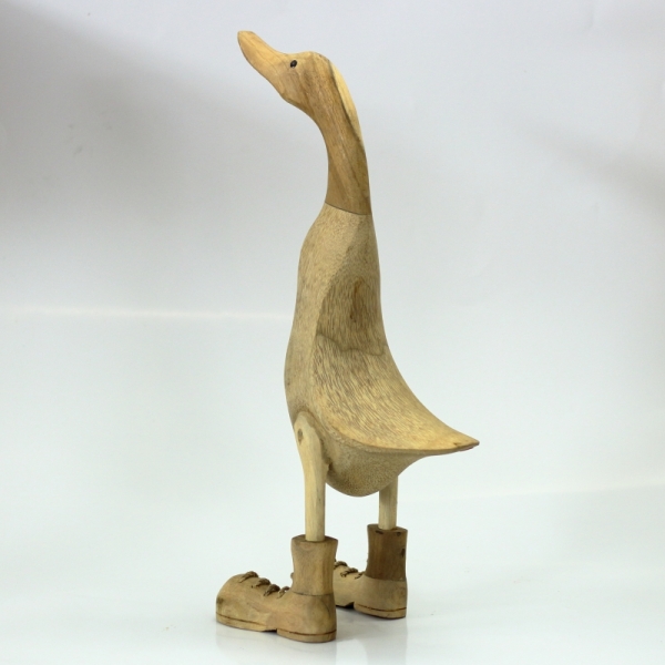 Dřevěná socha do zahrady Kačka 47cm