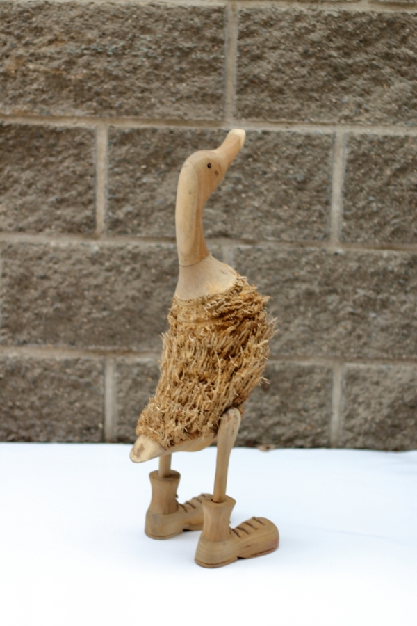 Dřevěná socha kačeny 60cm