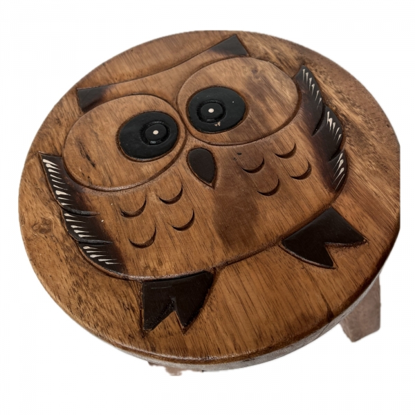 Dřevěná stolička Decor Wise Owl