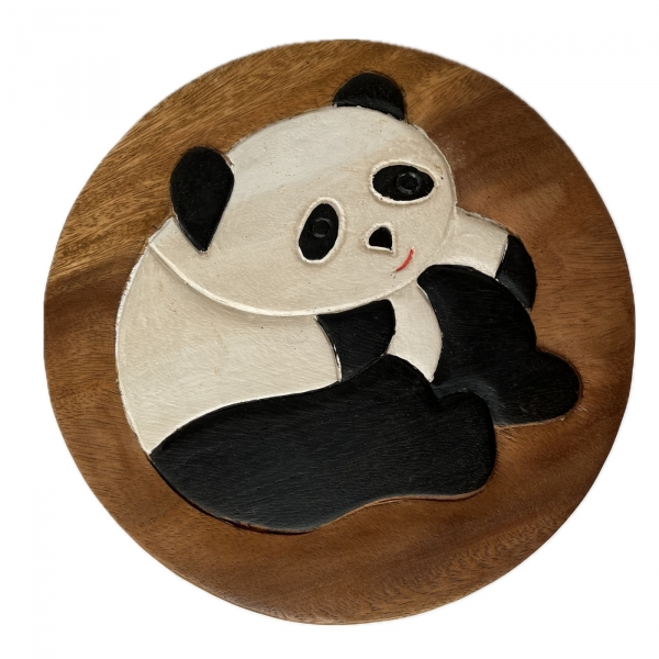 Dřevěná stolička Happy Panda