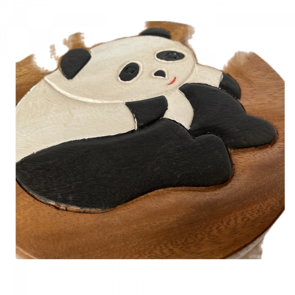 Dřevěná stolička Happy Panda