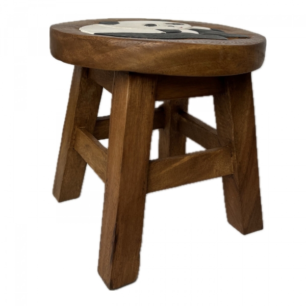 Dřevěná stolička Happy Panda