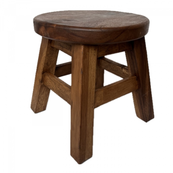 Dřevěná stolička na květiny