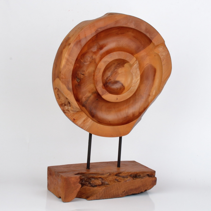 Dřevěná stolní dekorace kruh 45cm řezbář