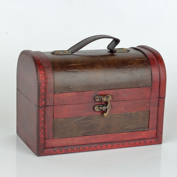 Dřevěná truhla 21x12x15cm