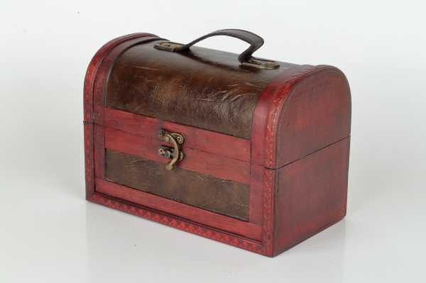 Dřevěná truhla 21x12x15cm