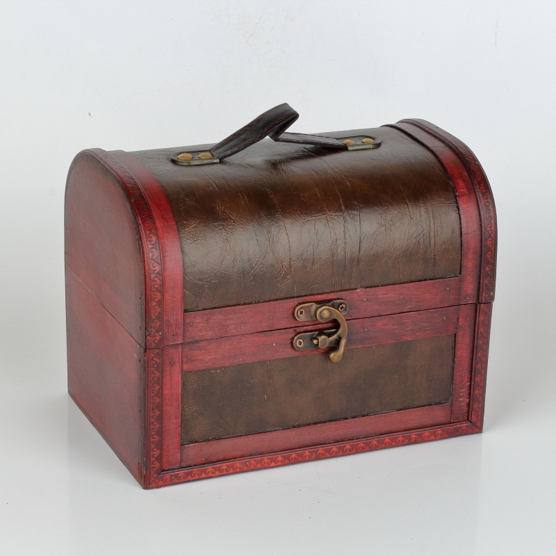 Dřevěná truhla 24x16x19cm